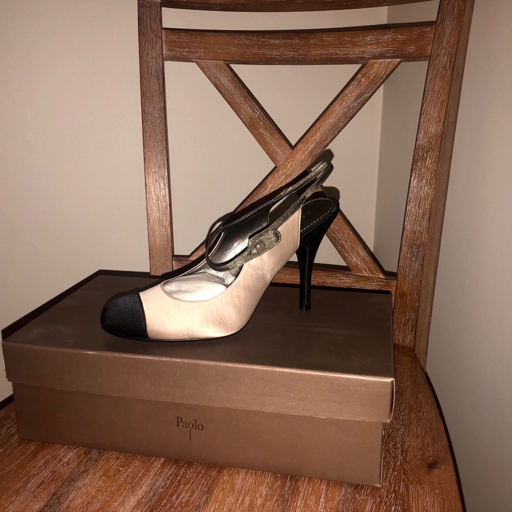 Linea Paolo slingback heels